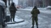 На улицах оккупированного Луганска, ноябрь 2017 года