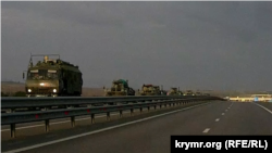 Пересування російської військової техніки в Криму, вересень 2021 року, ілюстраційне фото