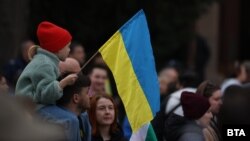 Част от участниците в шествието, което се проведе в София