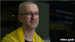 Наріман Джелял після звільнення з російського полону. Київ, 28 червня 2024 року