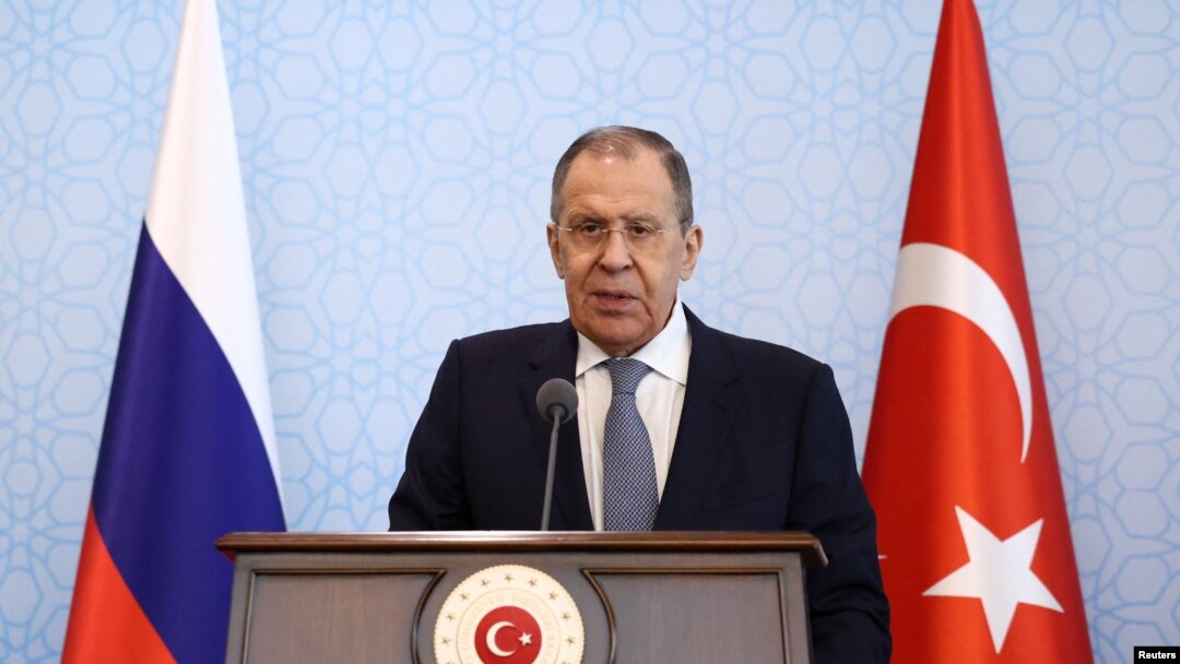 Šef diplomatije Ruske Federacije Sergej Lavrov, Ankara, 7. april 2023. 