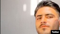 عکسی که از میلاد زهرهوند، معترض بازداشتشده در همدان در شبکههای اجتماعی منتشر شده است