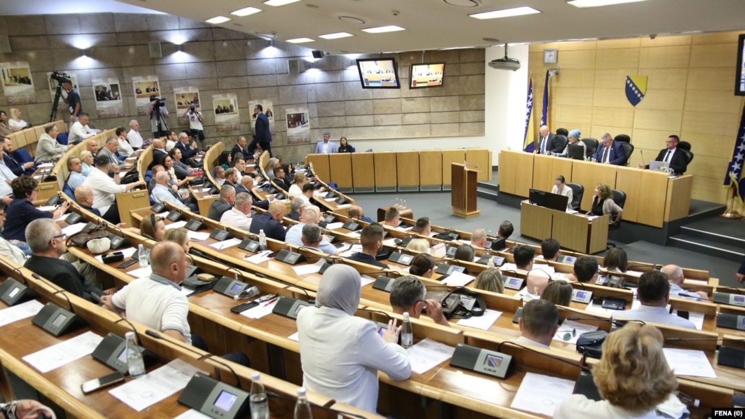Sjednica Zastupničkog doma Parlamenta Federacije Bosne i Hercegovine, Sarajevo, 10. jula 2024.