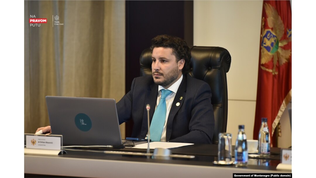 Premijer Dritan Abazović na sjednici Vlade