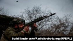 Військовослужбовець ЗСУ на Бахмутському напрямку, 6 березня 2024 року