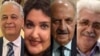 چهار بهایی بازداشت‌شده؛ از چپ: منصور امینی، شادی شهیدزاده، ولی‌الله اقدمیان و عطاءالله ظفر