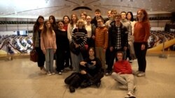 Ukrainian Students On Tour In EU Parliament As Kyiv Hopes For Accession Talks