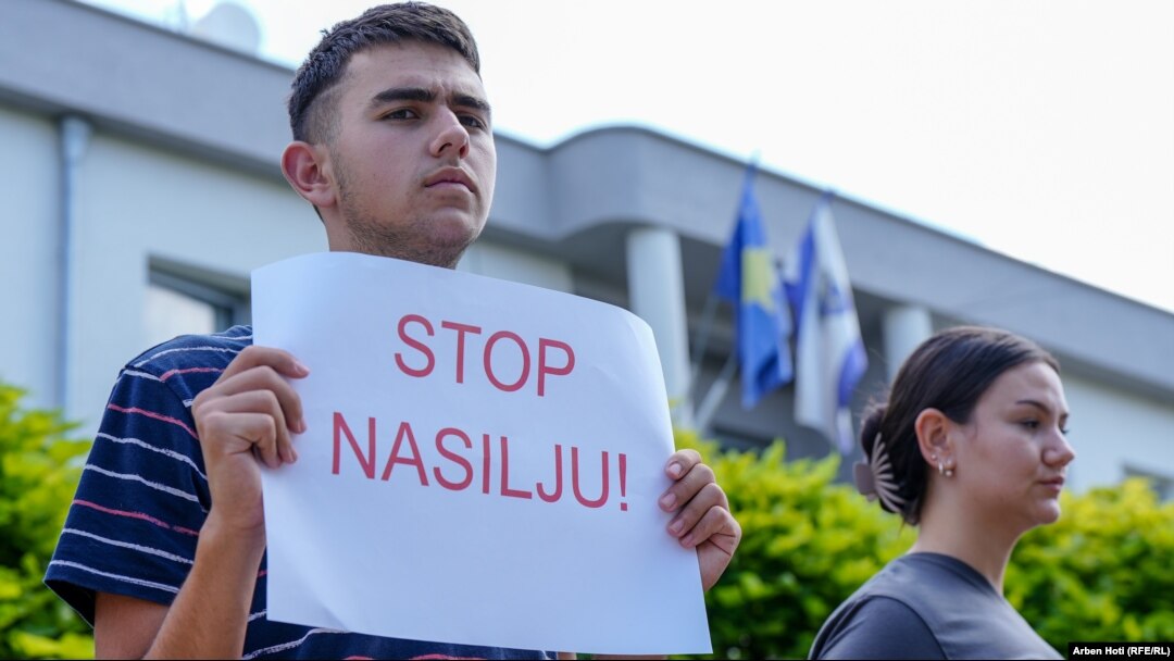Protesti protiv femicida u Gračanici, 9. avgust 2024.