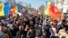 Учасники антиурядового протесту 12 березня 2023 року