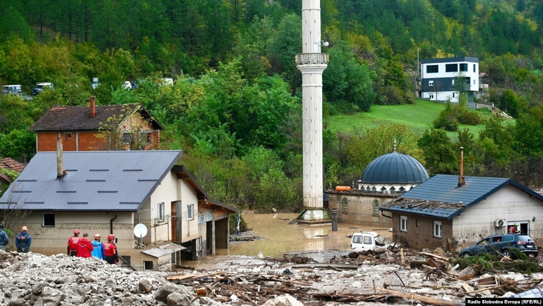 Dan nakon poplava i klizišta koji su pogodili Donju Jablanicu, BiH, 5. oktobra 2024.
