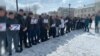 У вірменському Гюмрі дирекція російської школи № 19 організувала акцію підтримки вторгнення Росії в Україну. Березень 2022 року