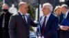 Premijer Sjeverne Makedonije Dimitar Kovačevski i šef EU diplomatije Josep Borrell u Skoplju 14. marta 2022. 