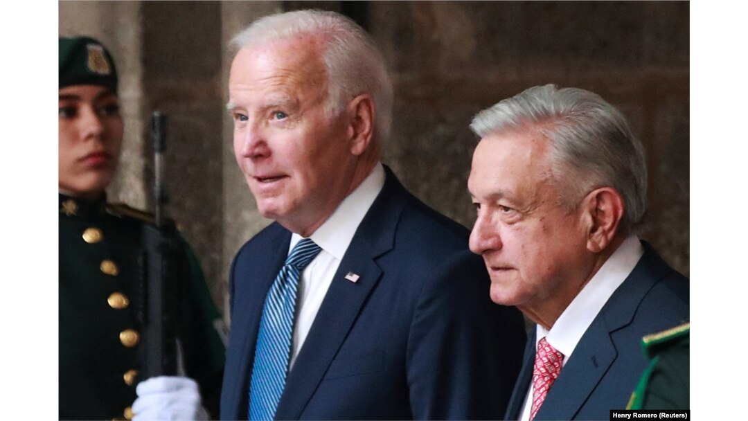 Biden i Obrador tokom susreta u Mexico Cityju, 9. januar 2023.
