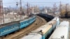 Залізнична станція Маріуполь. Окупанти розглядають місто як транспортний хаб для підвозу боєприпасів та вивозу награбованого. Фото: травень 2022 року