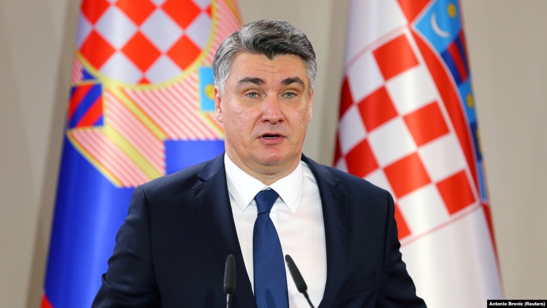 Ukrajina odgovara na komentar predsjednika Hrvatske od 30. januara u kojem kaže da je "posve jasno da Krim više nikada neće biti Ukrajina". Zagreb, 18. februar 2020. 