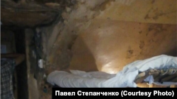 Камера з грибком на стінах у Сімферопольському СІЗО
