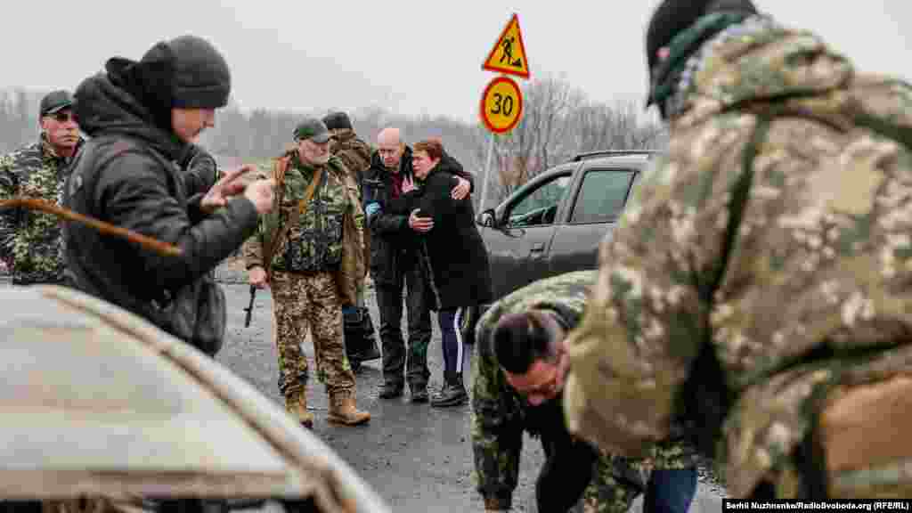 Родственники убитого в Новой Басани