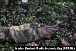 Тіло загиблого російського військового