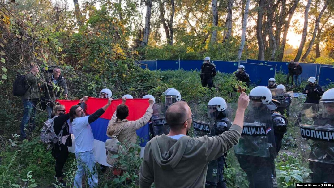 Protest na Šodrošu u Novom Sadu, 19.10.2022.