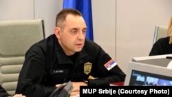 Ministar unutrašnjih poslova Srbije Aleksandar Vulin, fotografija: 5. novembar 2021. 
