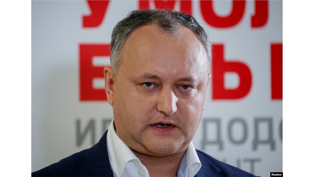 Presidential frontrunner Igor Dodon (file photo)