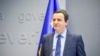 Premijer Kosova, Albin Kurti, tokom konferencije za novinare u Prištini, 18. juna 2022.