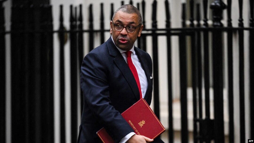 British Home Secretary James Cleverly