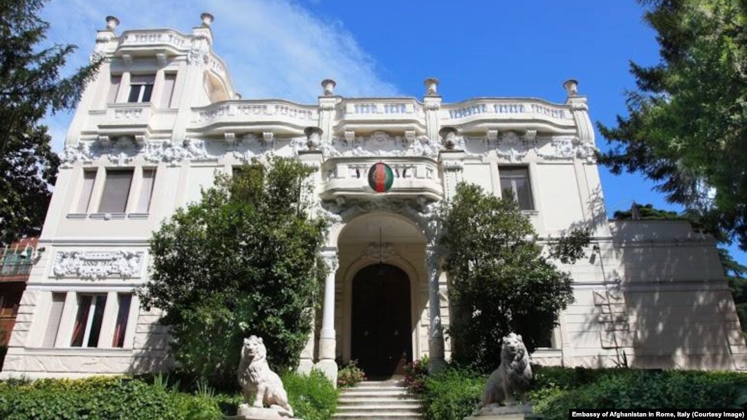 Police were called to Afghanistan's embassy in Rome earlier this month after an Afghan diplomat attacked the ambassador. He claimed the Taliban had appointed him to the post.