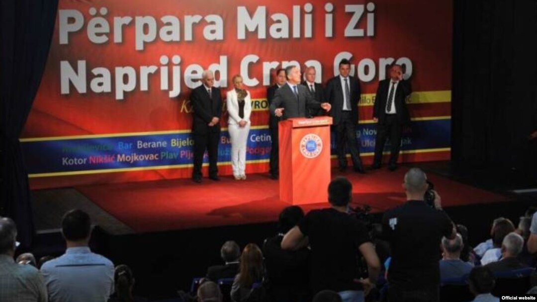 Milo Đukanović na predizbornom skupu, FOTO: www.dps.me
