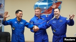 Amid War In Ukraine, U.S. Astronaut Joins Russian Cosmonauts In Launch To International Space Station