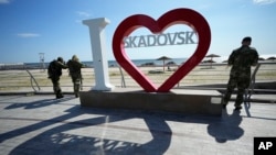 Російські військові у Скадовську, травень 2022 року
