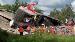 2 Trains Crash After Bridges Collapse In Western Russia Leaving Several Dead 