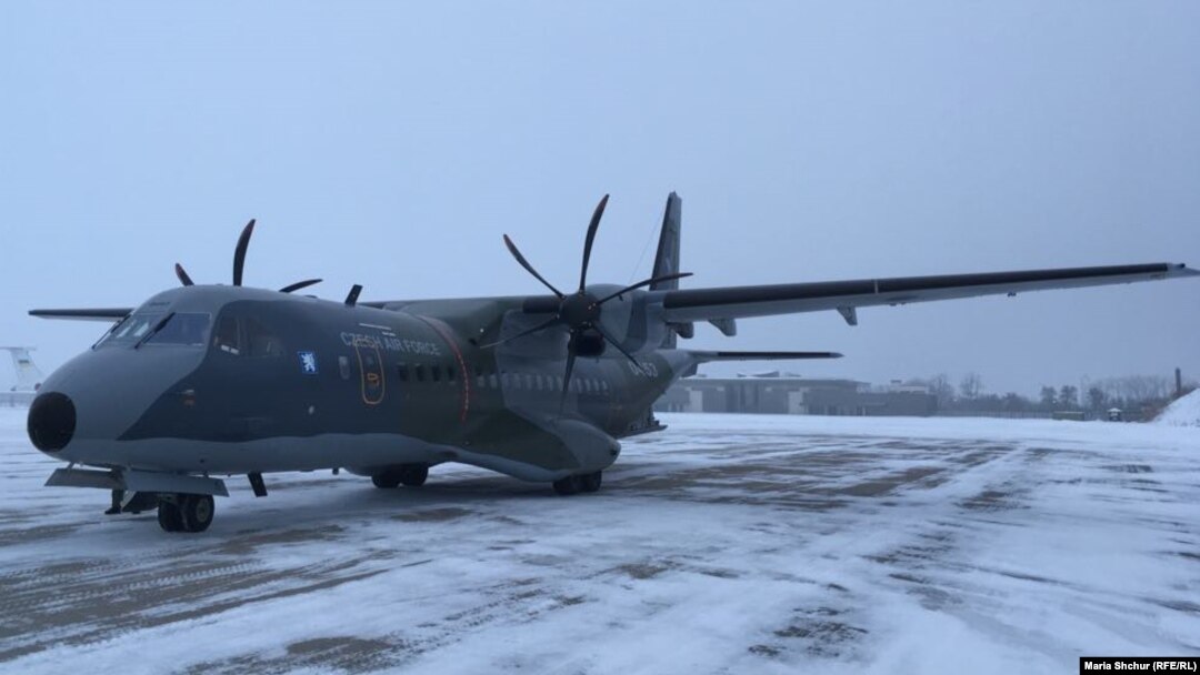Чеський військовий літак, який використовують для урядових поїздок