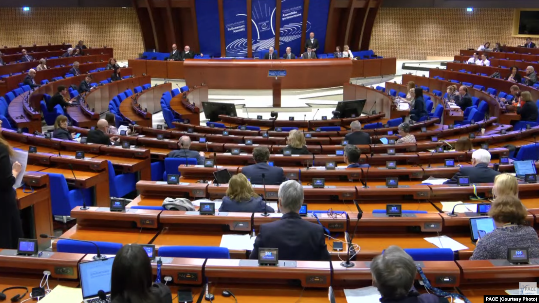 На засіданні Парламентської асамблеї Ради Європи, 10 квітня 2025 року
