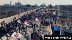 Blokada mostova u Beogradu: 'Želimo promene'