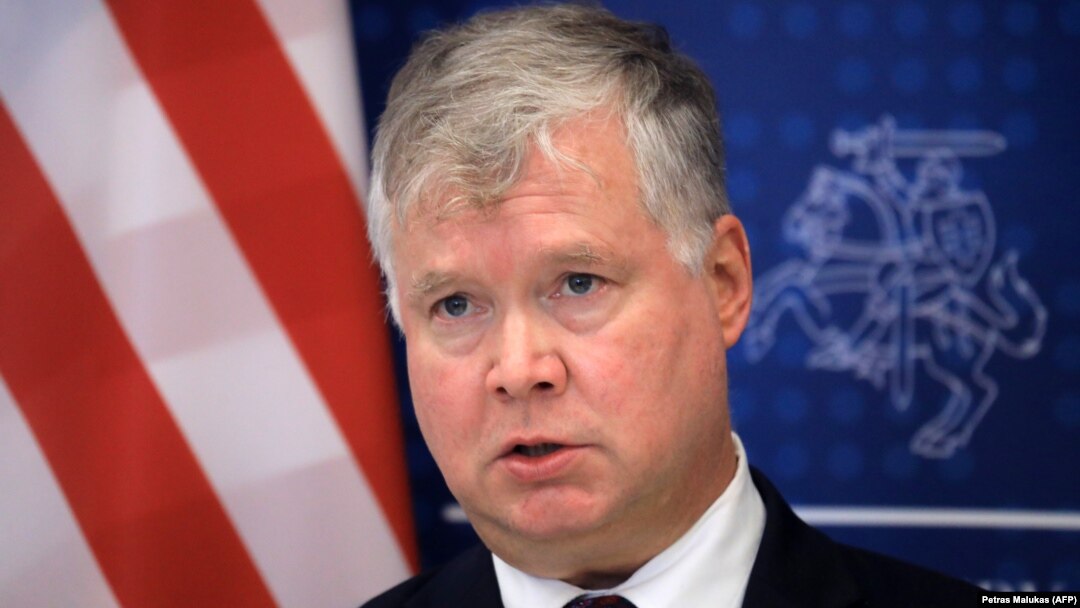 Стівен Біган 24 серпня 2020 року у Вільнюсі