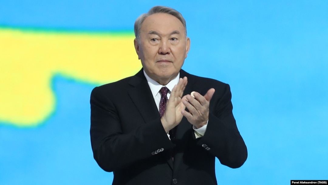 Нурсултан Назарбаєв на конгресі в Астані. Казахстан, 27 лютого 2019 року 
