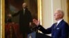 Президент США Джо Байден під час пресконференції в Білому домі 