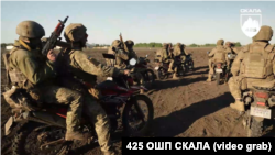Ukraine has copied Russian tactics and moved to set up dedicated motorcycle assault units. (file photo)
