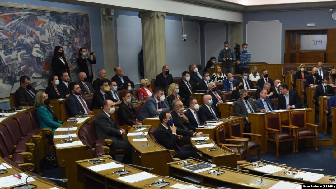 Opozicija, koja ima 40 poslaničkih mandata, nije prisustvovala glasanju (Parlament Crne Gore, arhivska fotografija)