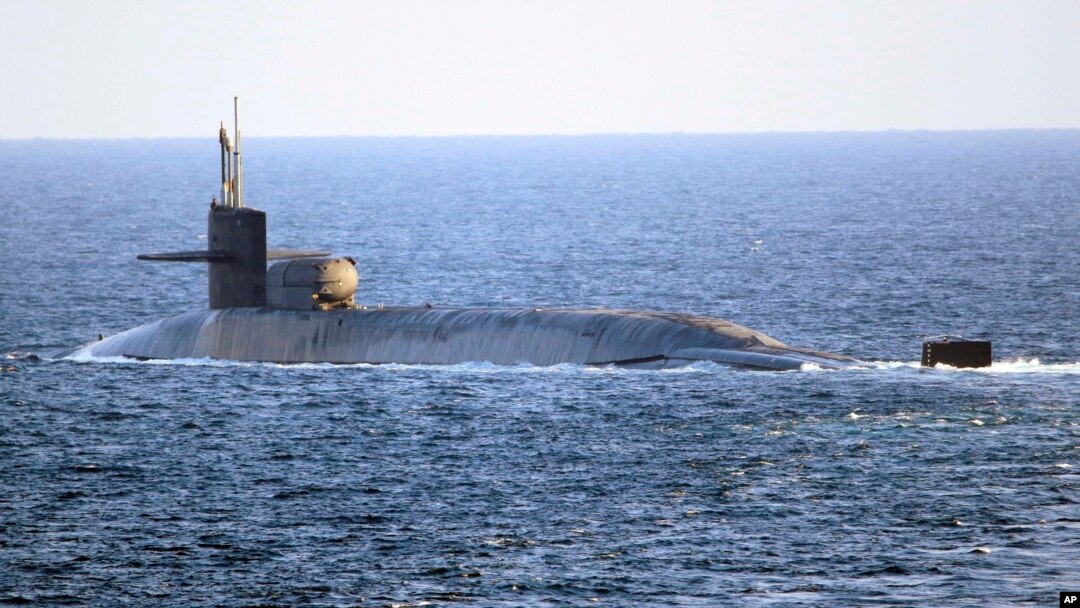 Raketna podmornica USS Georgia kod Perzijskog zaljeva, 21. decembar 2020.