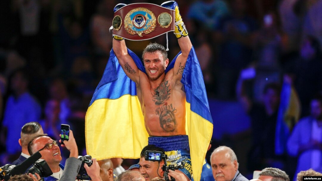 На цьому вечорі боксу головним буде Василь Ломаченко (фото за червень 2016 року)