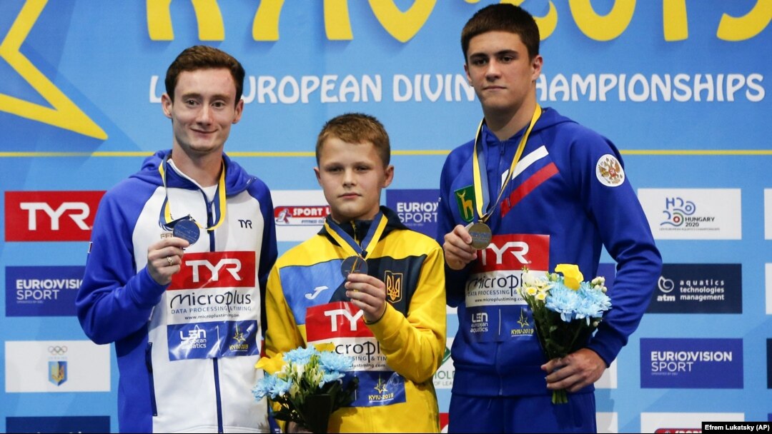 Олексій Середа став наймолодшим чемпіоном Європи зі стрибків у воду в історії