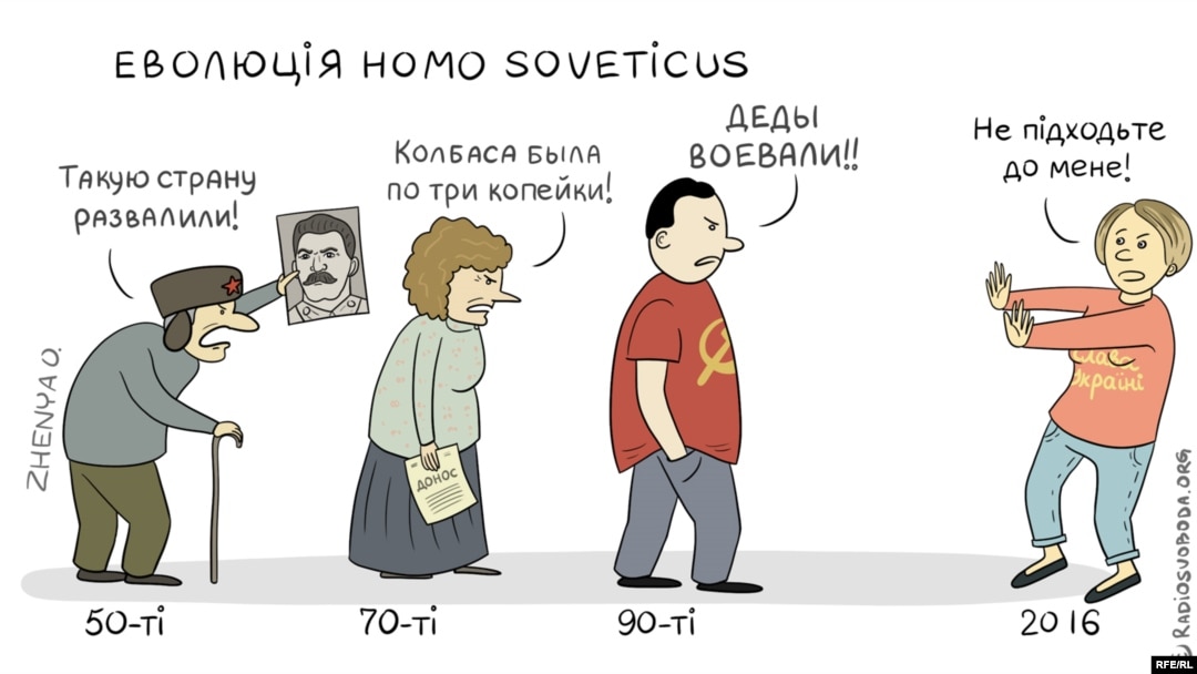 Політична карикатура Євгенії Олійник 