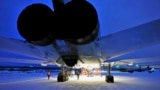 Бомбардировщик Ту-22М3 на базе "Оленья" в Мурманской области