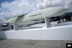 A Storm Shadow/Scalp missile at the Paris Air Show in June 2023