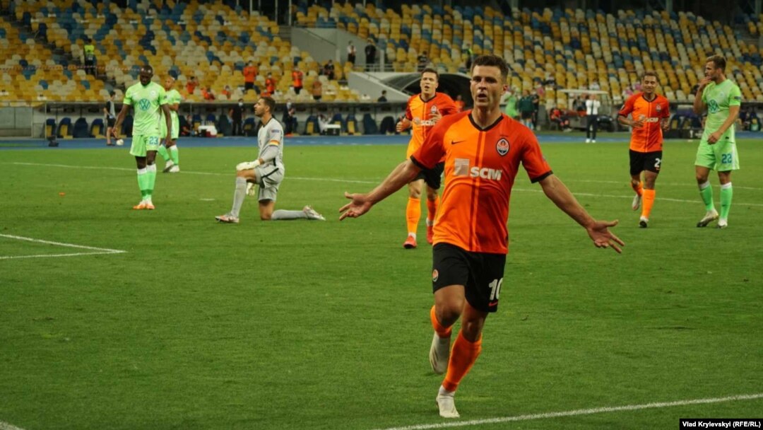 «Шахтар» святкує забитий гол