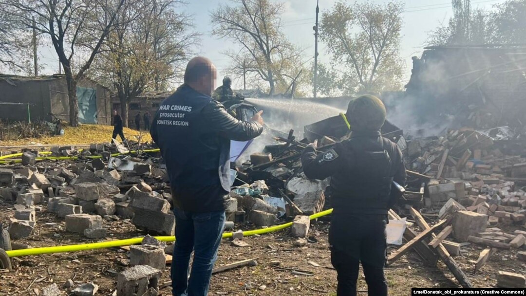 Руйнування на Донеччині внаслідок російських обстрілів, архівне фото