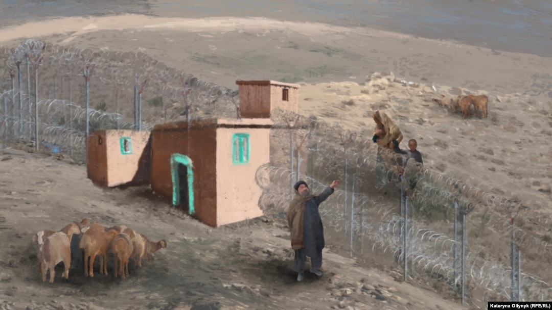 Pakistan began constructing the fence along the so-called Durand Line in 2014, and it is almost 90 percent complete despite Afghanistan's objections. (Illustration)