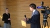 STRASBOURG / RFE/RL Europe Editor Rikard Jozwiak interviewing EU Foreign Policy Chief Kaja Kallas